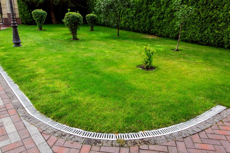 Drainage System with Landscaping
