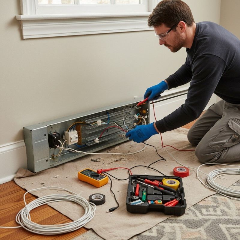 Baseboard Heater Installation